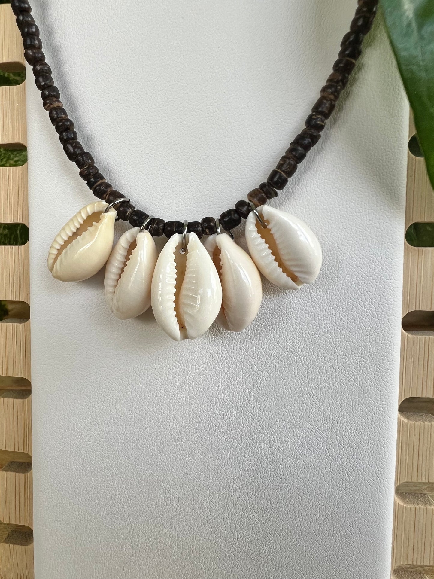 Coconut shell necklace