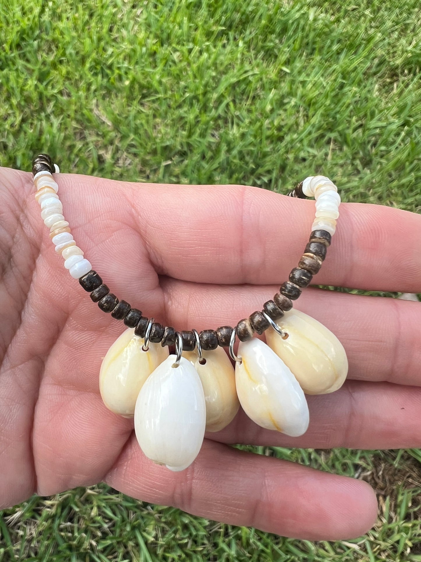 Coconut shell necklace